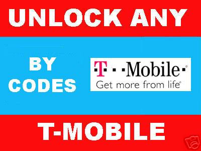 Product picture REMOTE UNLOCK ALL TMOBILE PHONES BY IMEI - unlock Code for Blackberry 8100 (pearl) 8300 (Curve), HTC Dash, Blackjack and more...